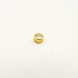 DIJE SUSANO 7MM CUBIC /O.AMARILLO